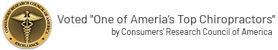 Voted One of America's Top Chiropractors by Consumers' Research Council of America